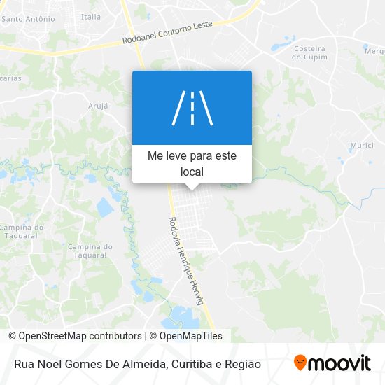Rua Noel Gomes De Almeida mapa