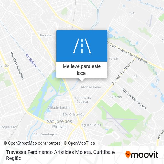 Travessa Ferdinando Aristides Moleta mapa