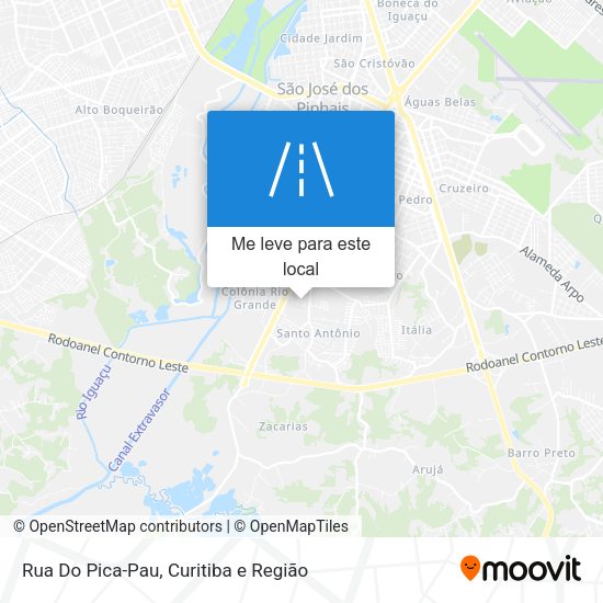 Rua Do Pica-Pau mapa