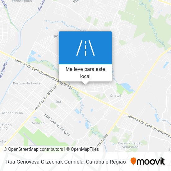 Rua Genoveva Grzechak Gumiela mapa