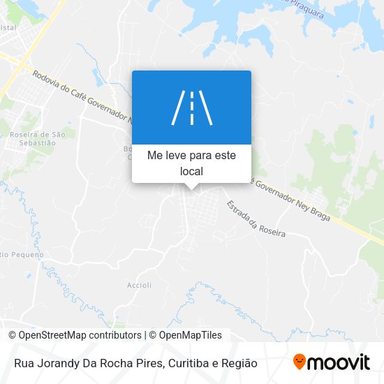 Rua Jorandy Da Rocha Pires mapa
