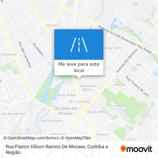 Rua Pastor Dilson Ramos De Moraes mapa