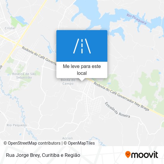Rua Jorge Brey mapa