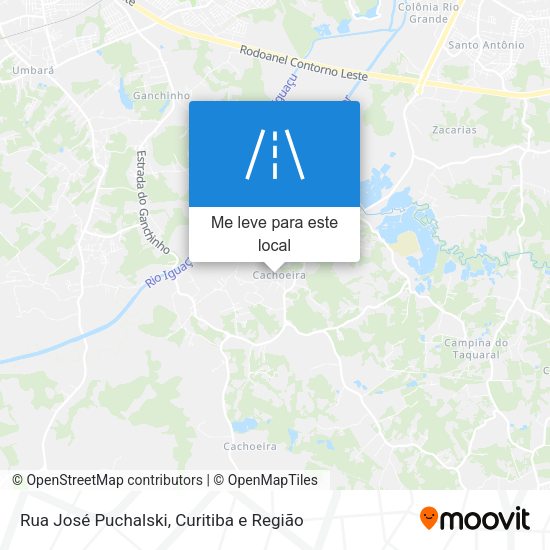 Rua José Puchalski mapa
