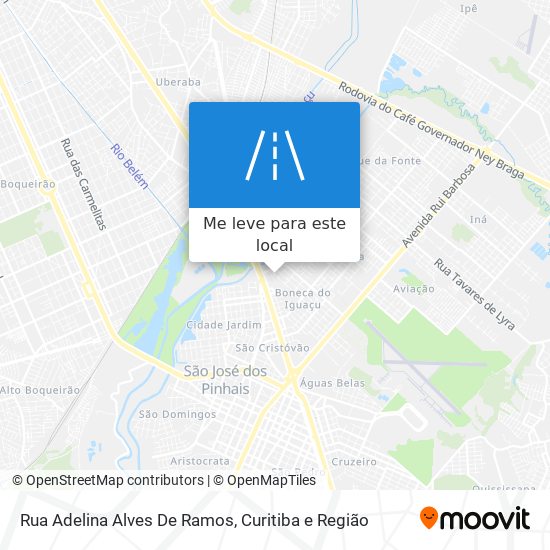 Rua Adelina Alves De Ramos mapa