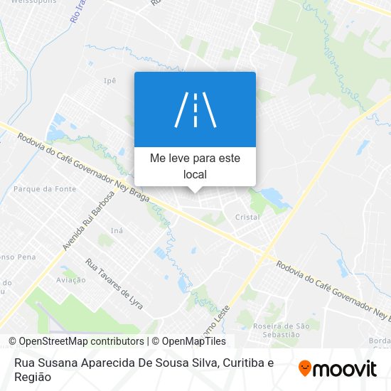 Rua Susana Aparecida De Sousa Silva mapa