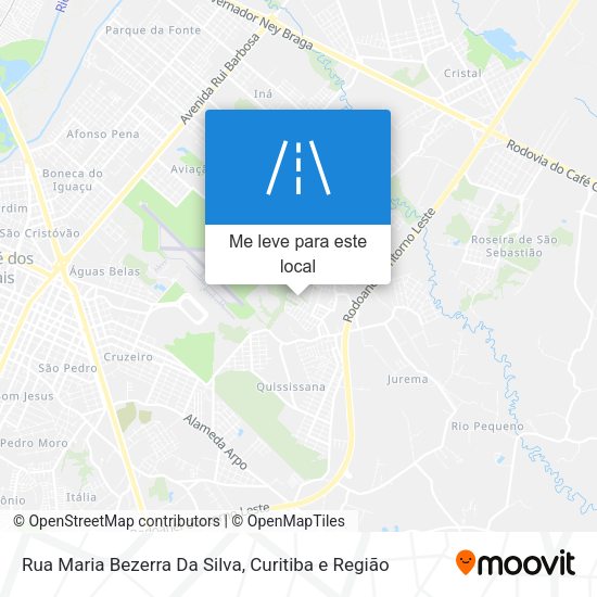 Rua Maria Bezerra Da Silva mapa