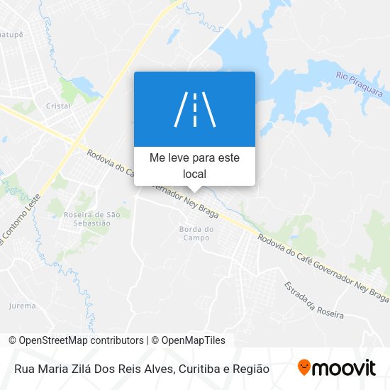 Rua Maria Zilá Dos Reis Alves mapa