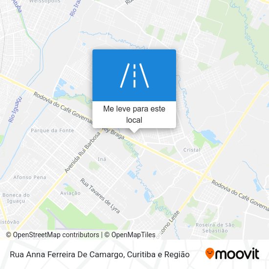 Rua Anna Ferreira De Camargo mapa