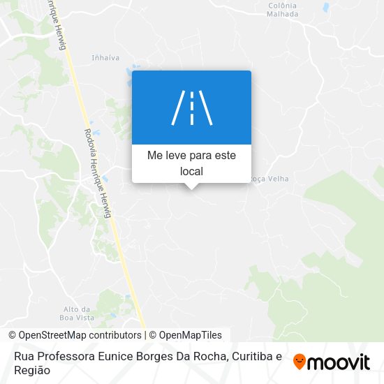 Rua Professora Eunice Borges Da Rocha mapa