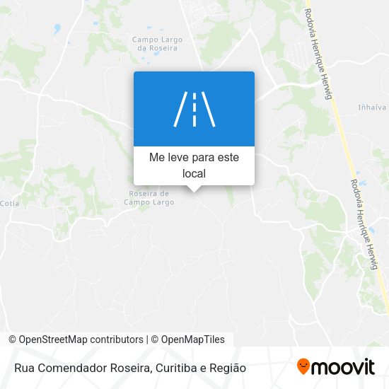 Rua Comendador Roseira mapa
