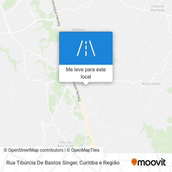 Rua Tibúrcia De Bastos Singer mapa