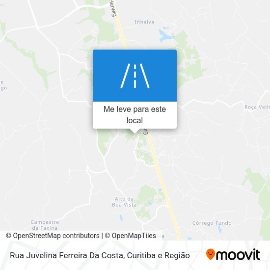 Rua Juvelina Ferreira Da Costa mapa