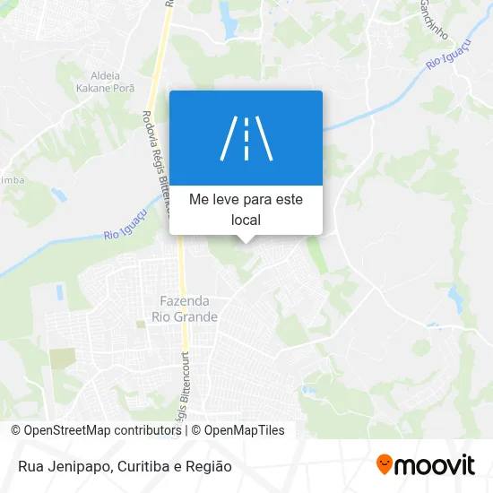 Rua Jenipapo mapa
