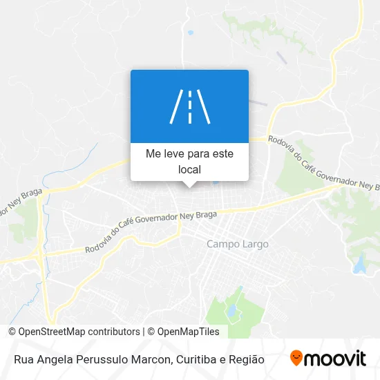 Rua Angela Perussulo Marcon mapa