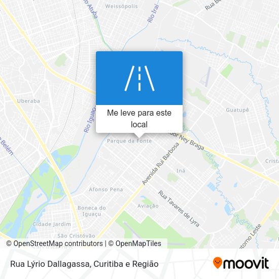 Rua Lýrio Dallagassa mapa