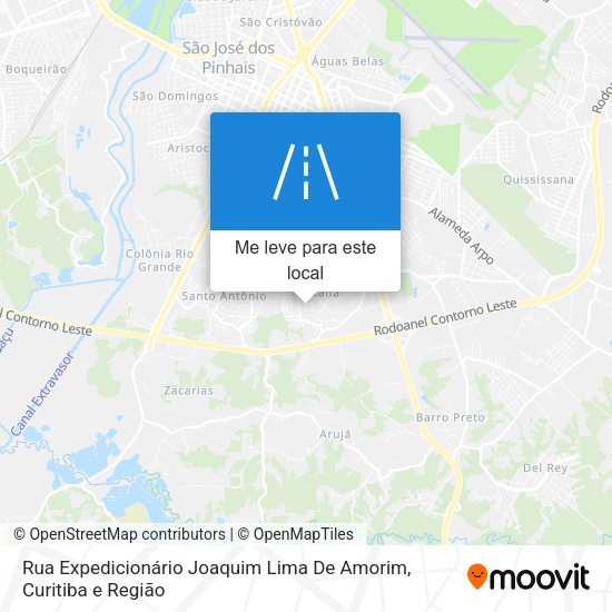 Rua Expedicionário Joaquim Lima De Amorim mapa