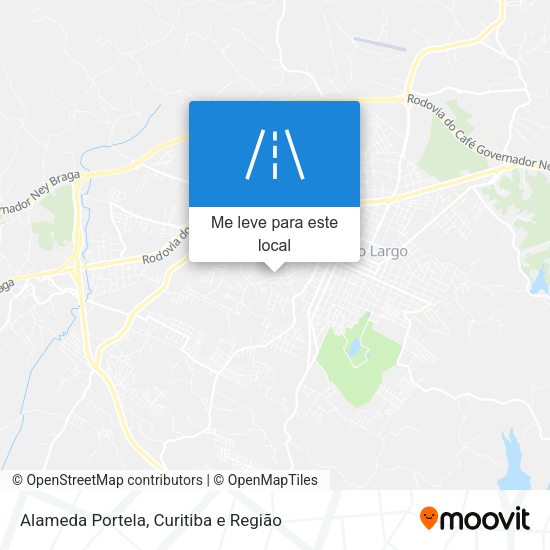 Alameda Portela mapa