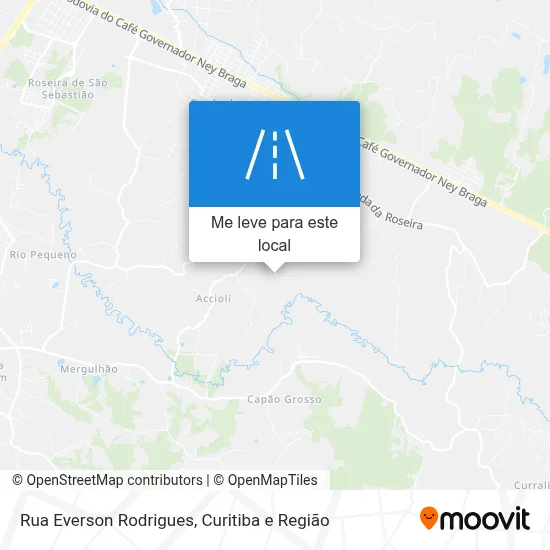 Rua Everson Rodrigues mapa