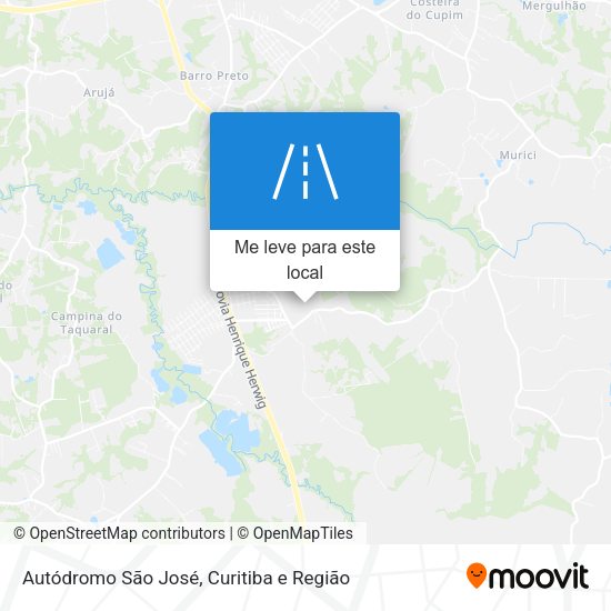 Autódromo São José mapa