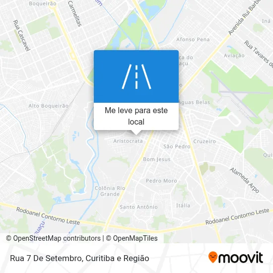 Rua 7 De Setembro mapa