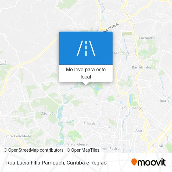 Rua Lúcia Filla Pampuch mapa
