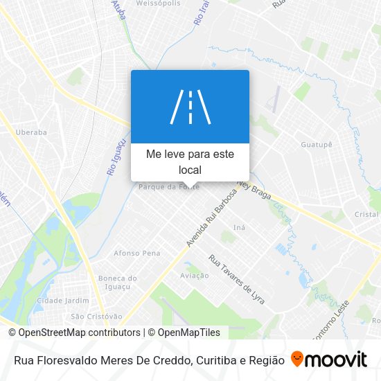Rua Floresvaldo Meres De Creddo mapa