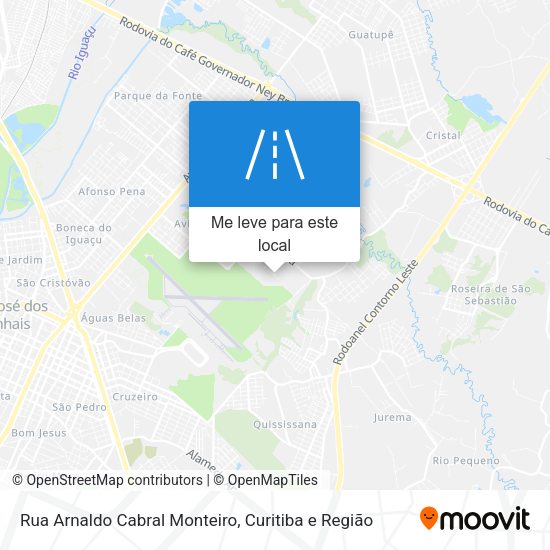 Rua Arnaldo Cabral Monteiro mapa