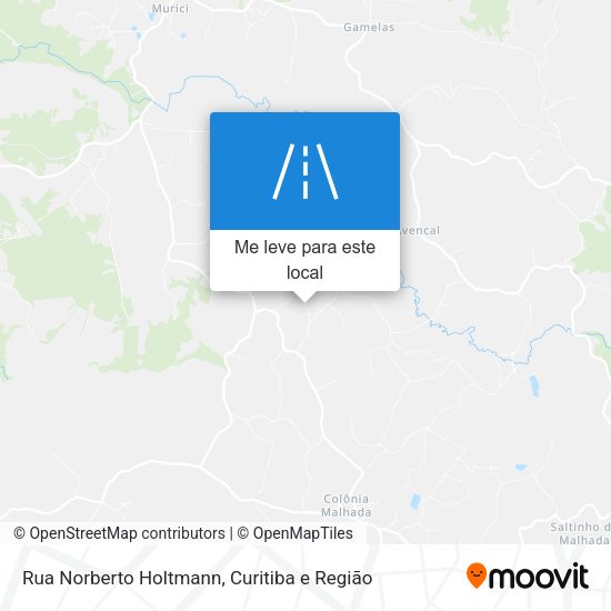 Rua Norberto Holtmann mapa