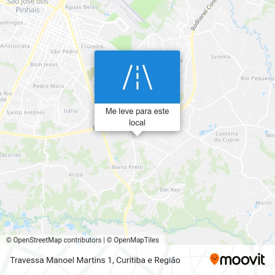 Travessa Manoel Martins 1 mapa