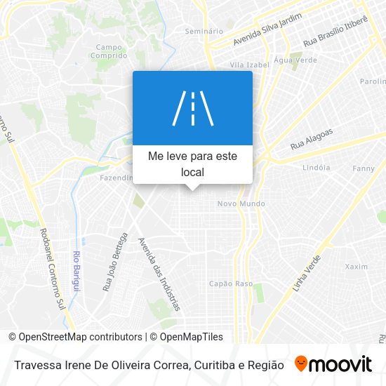 Travessa Irene De Oliveira Correa mapa