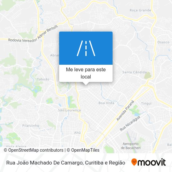 Rua João Machado De Camargo mapa