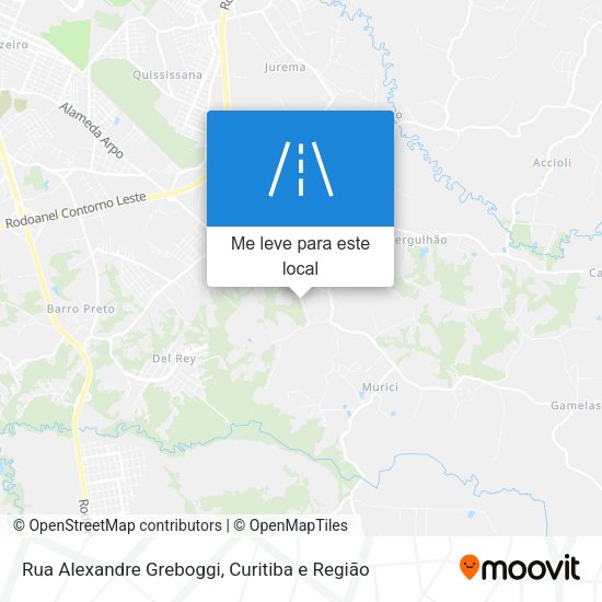 Rua Alexandre Greboggi mapa
