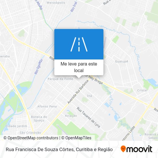 Rua Francisca De Souza Côrtes mapa