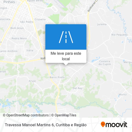 Travessa Manoel Martins 6 mapa