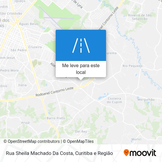 Rua Sheila Machado Da Costa mapa