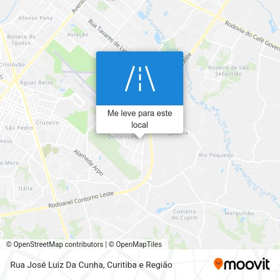 Rua José Luiz Da Cunha mapa