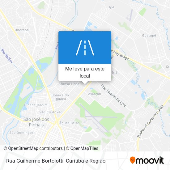 Rua Guilherme Bortolotti mapa