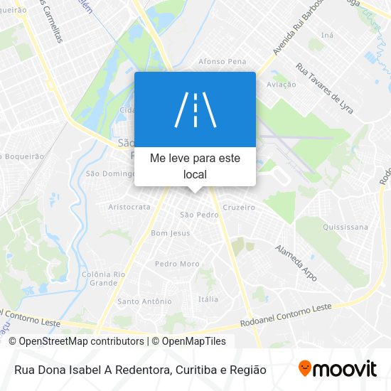 Rua Dona Isabel A Redentora mapa