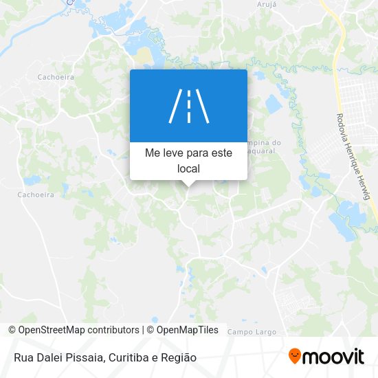 Rua Dalei Pissaia mapa
