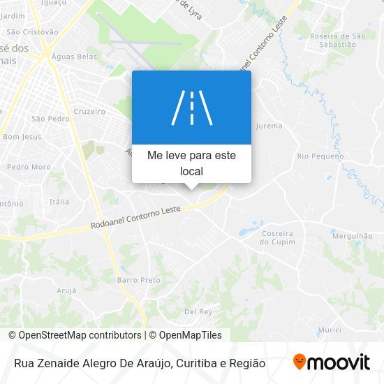 Rua Zenaide Alegro De Araújo mapa