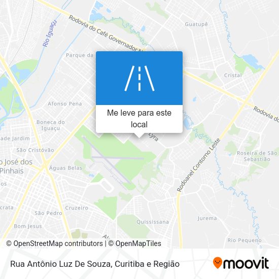 Rua Antônio Luz De Souza mapa