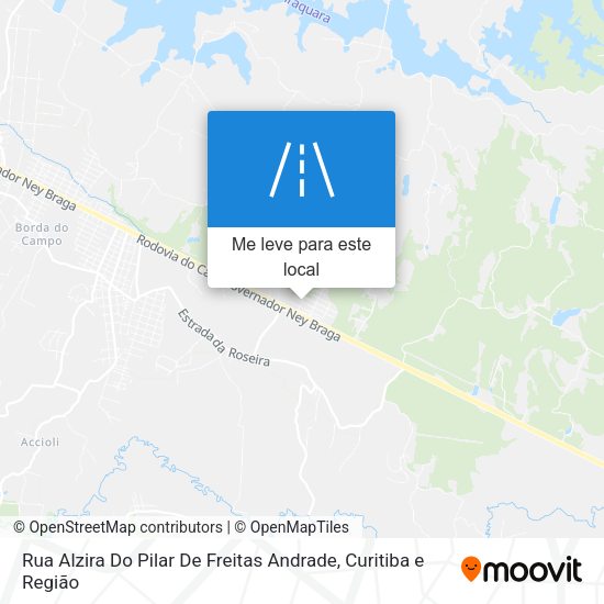 Rua Alzira Do Pilar De Freitas Andrade mapa