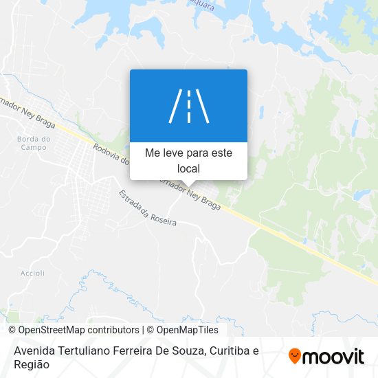 Avenida Tertuliano Ferreira De Souza mapa