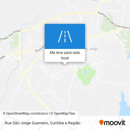 Rua São Jorge Guerreiro mapa
