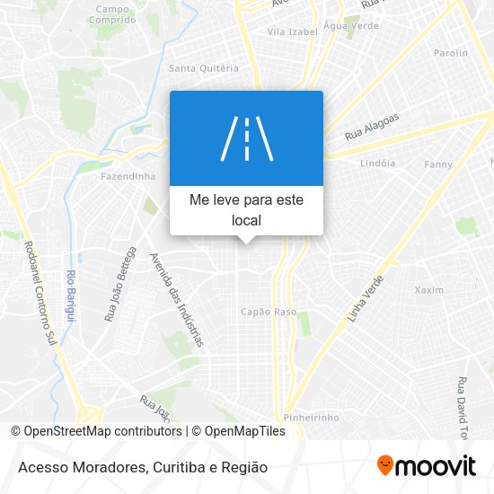 Acesso Moradores mapa