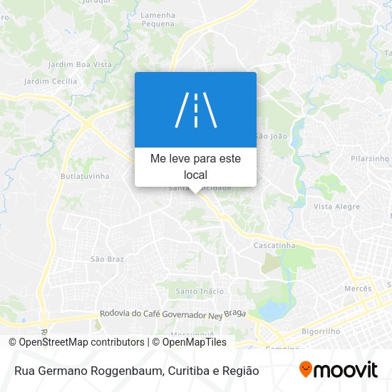 Rua Germano Roggenbaum mapa