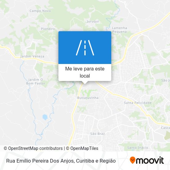 Rua Emílio Pereira Dos Anjos mapa