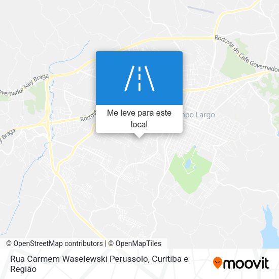 Rua Carmem Waselewski Perussolo mapa