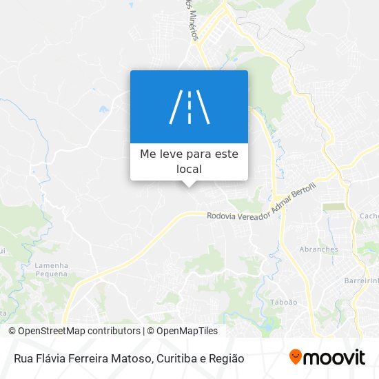 Rua Flávia Ferreira Matoso mapa